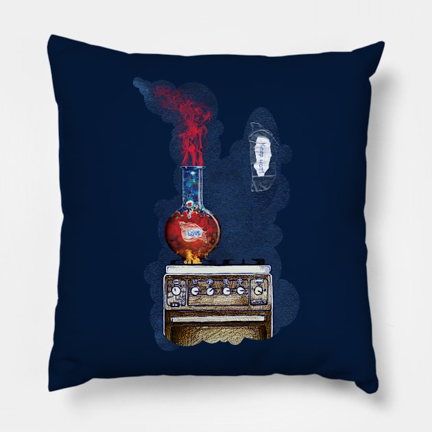 Love keep hot Pillow by ruta13art