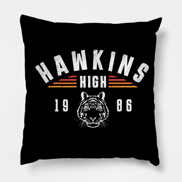 Hawkins High 1986 Pillow by BodinStreet