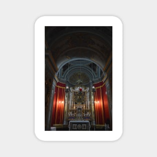 St Paul's Cathedral. Altar Area. Mdina, Malta Magnet