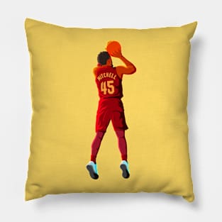 Donovan Mitchell - Cleveland Cavaliers Basketball Pillow