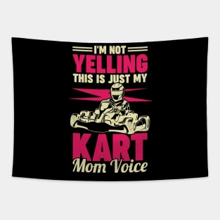 Funny Go Kart Racing Mom Mother Gift Tapestry