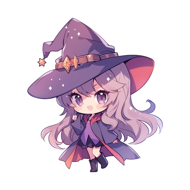 Cute Halloween Witch by SundayDonuts