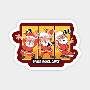 HOHOH Santa Xmas dance Magnet