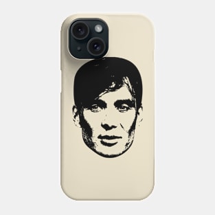 Cillian Murphy Portrait: Captivating Artistry for Fans of the Talented Actor Phone Case