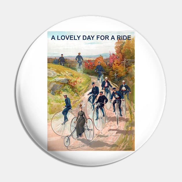 A Nice Day For A Ride Pin by The Corner Cabinet