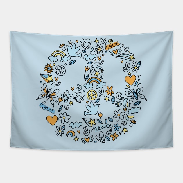 peace Tapestry by UniqueDesignsCo