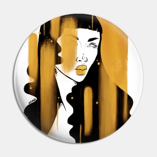 Gold Drip Pin