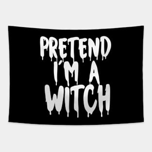 Pretend I'm A Witch Halloween Couples Costume Cute Halloween Scary And Horror For Mens And Womens Tapestry