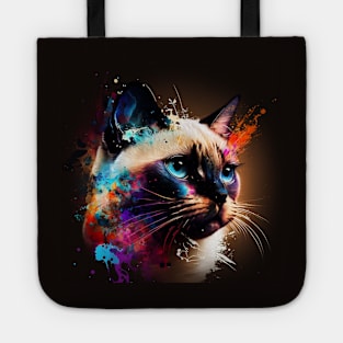 Siamese Cat Design Tote