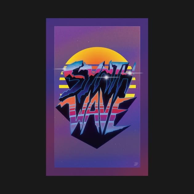 "Synthwave" Outrun Style Poster by Jamieferrato19