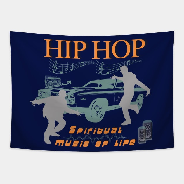 Hip hop creates courage Tapestry by ATime7