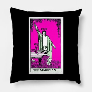 The Magician Tarot Card Pastel Goth Pillow