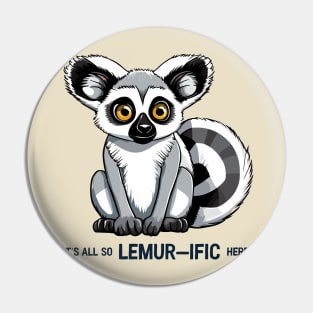 Lemur-ific Pin
