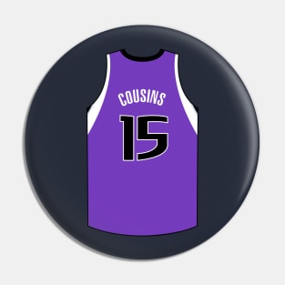 Demarcus Cousins Sacramento Jersey Qiangy Pin