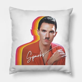 Sparks \/\/\ 70s Retro Fan Artwork Design Pillow