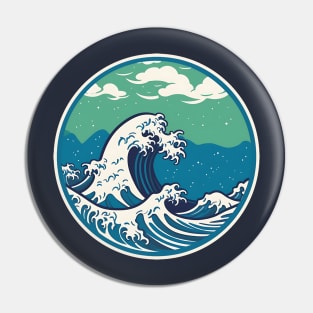 The Great Wave Pin