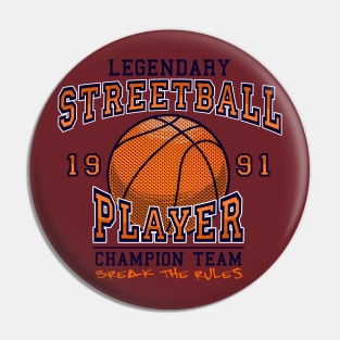 legendary streetball player champion Pin