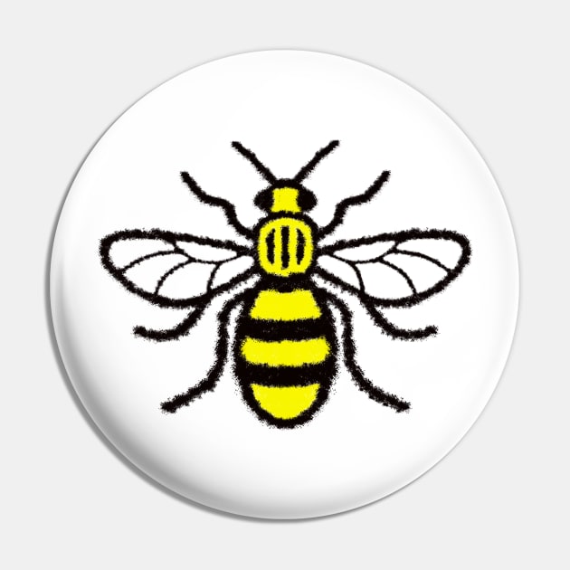 Manchester Worker Bee Pin by soitwouldseem