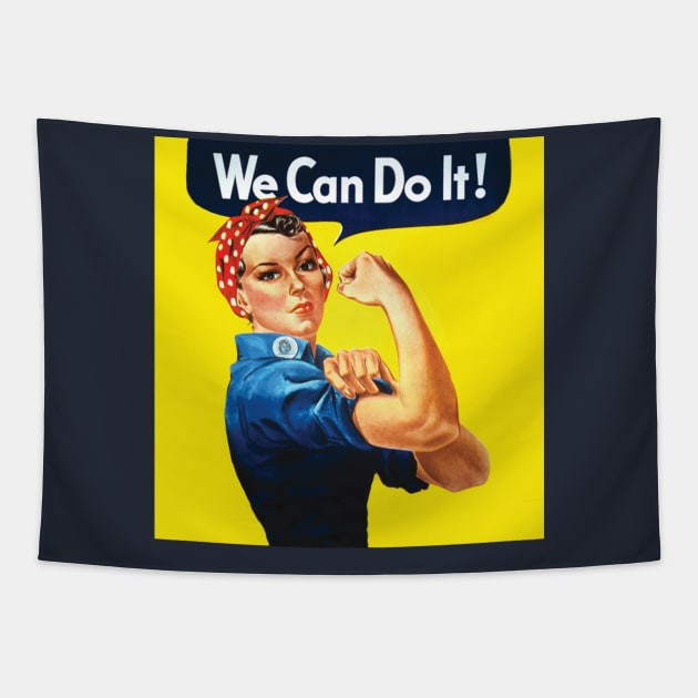 We Can Do It - Rosie the Riveter Tapestry by Great North American Emporium