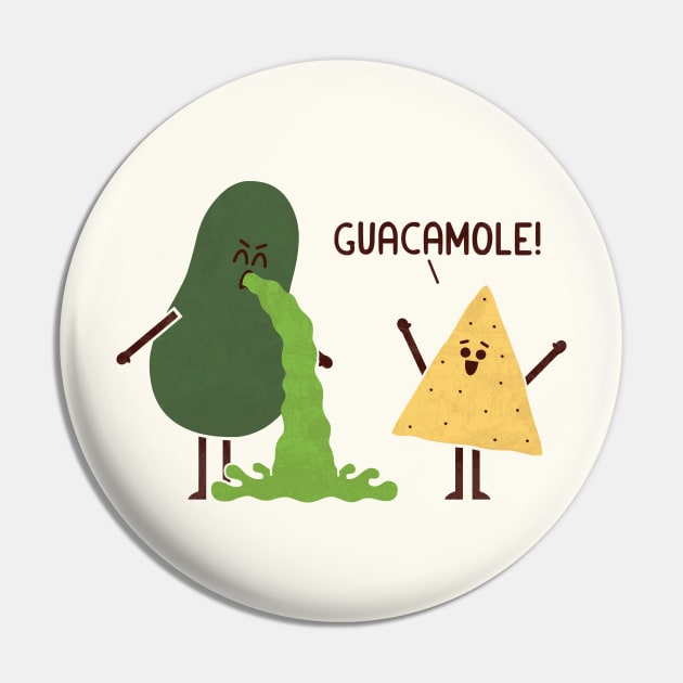 Guacamole Pin by HandsOffMyDinosaur