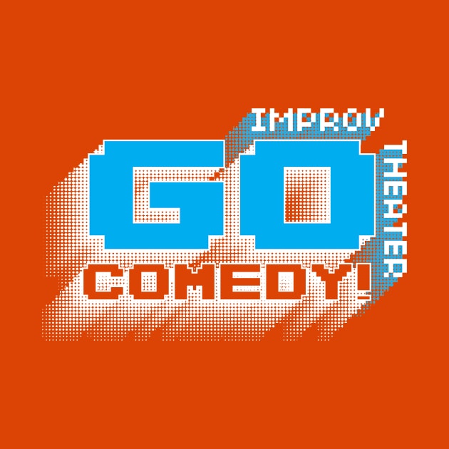 Go Comedy 8 bit logo by gocomedyimprov