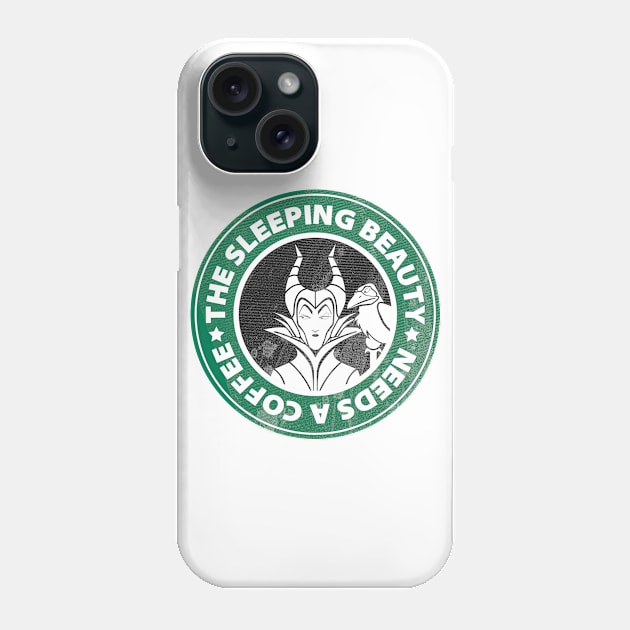 Needs a coffee Phone Case by Curvilineo