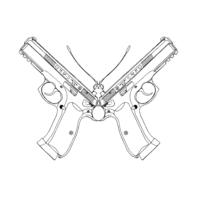 Butterfly pistol by euglenii