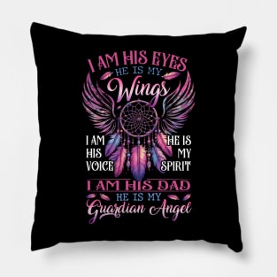 Dad Son He Is My Guardian Angel Memorial Day Pillow