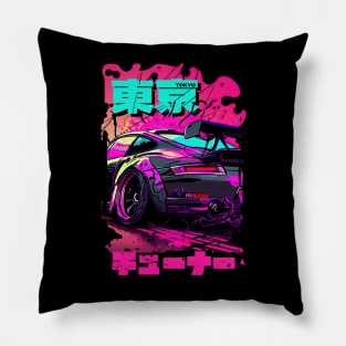 Tuned in Tokyo Pillow