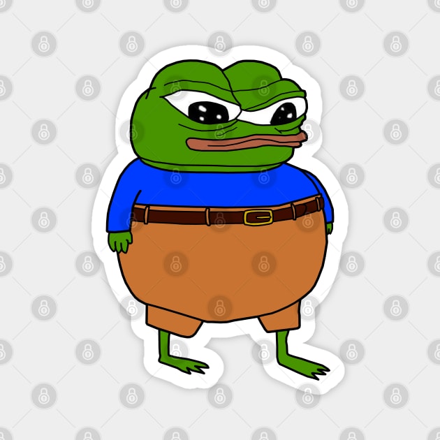 Apu High Waisted Pants Pepe Magnet by Lean Mean Meme Machine