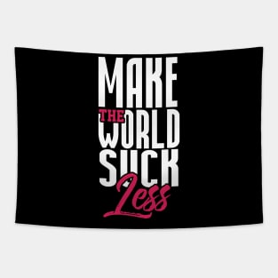 Make the World Suck Tapestry