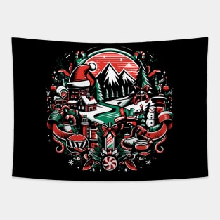 christmas vacation Tapestry