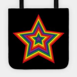 Rainbow Star Tote