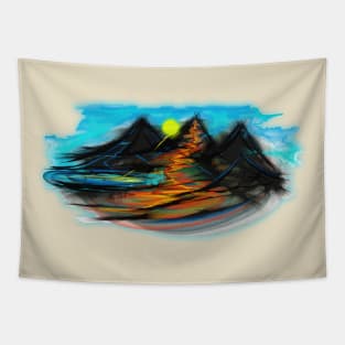 Volcano Tapestry