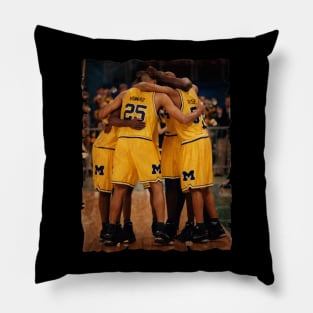 Vintage Basket Ball Team Pillow