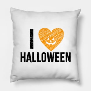 I Heart Halloween Pillow