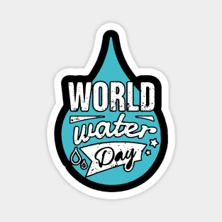 water conservation on world water day Magnet