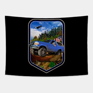 FourteyFive Eleven Bronco Tapestry