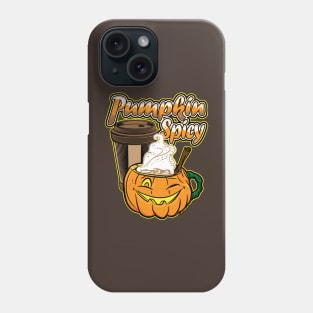 Pumpkin Spicy by eShirtLabs Phone Case