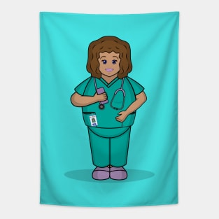 Eggy Nurse Tapestry