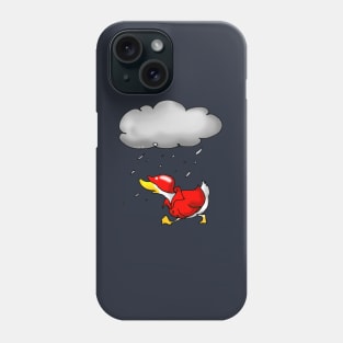 duck in a raincoat Phone Case