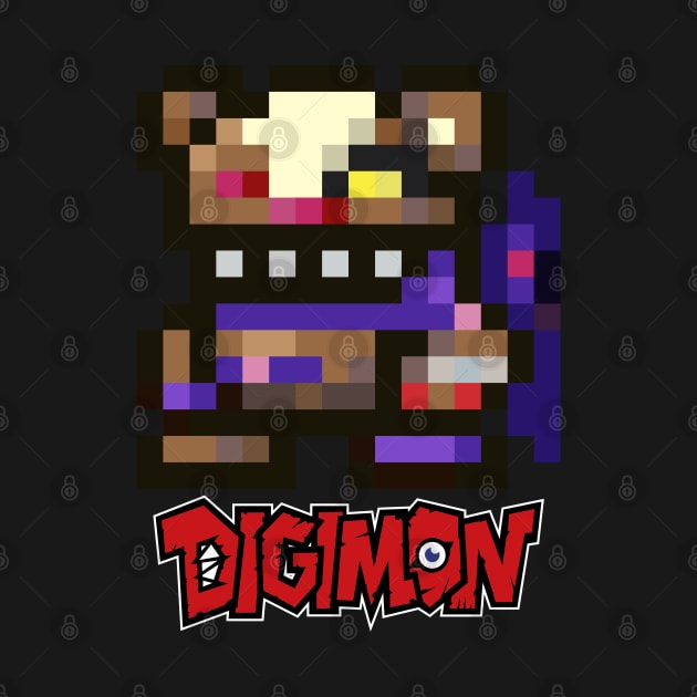 digimon shinmonzaemon pixel by DeeMON