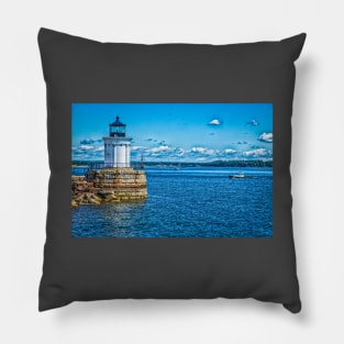 Portland Breakwater Light Pillow