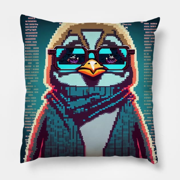 the code penguin Pillow by codezn