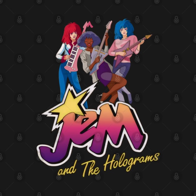 Jem and the holograms t-shirt by Bengkok store