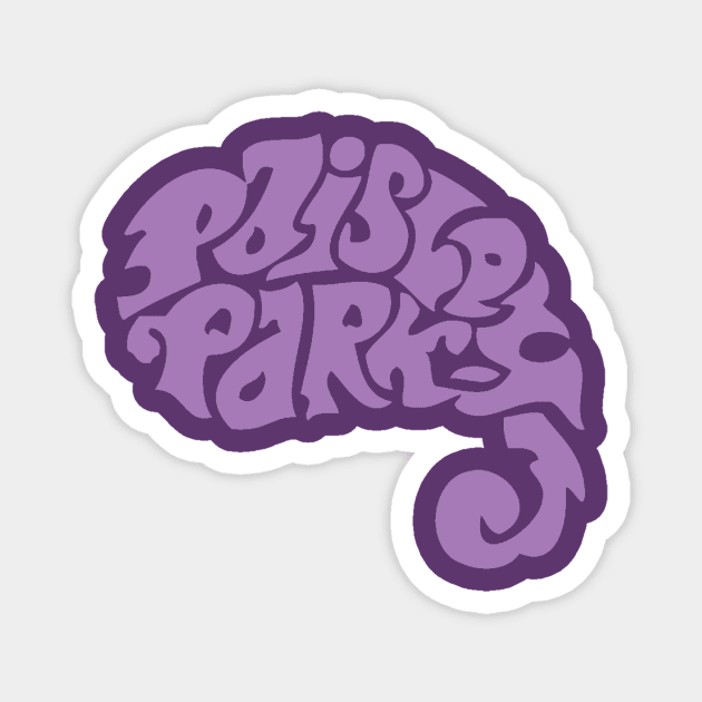 Paisley Park Records Magnet by MindsparkCreative