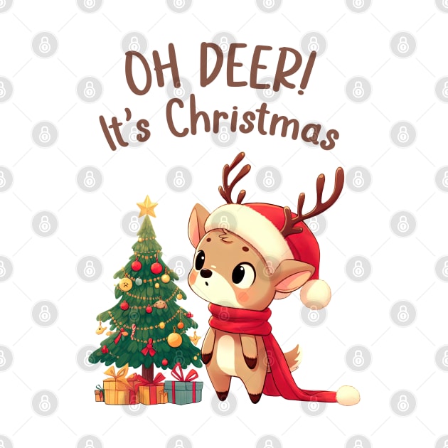 Oh Deer Its Christmas by Takeda_Art