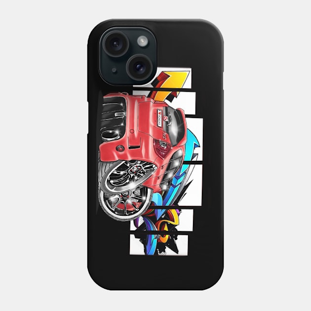 Cartoon car Phone Case by xr1s