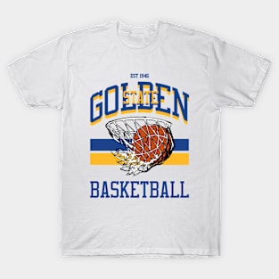  Golden State Warriors Youth Gold Vintage The City Logo T-Shirt  Large 14/16 : Sports & Outdoors