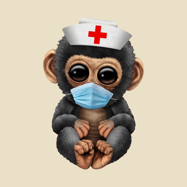 Cute Baby Chimp Nurse by jeffbartels